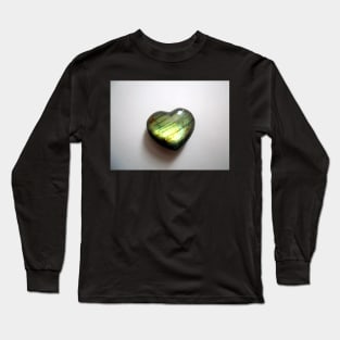 labradorite heart Long Sleeve T-Shirt